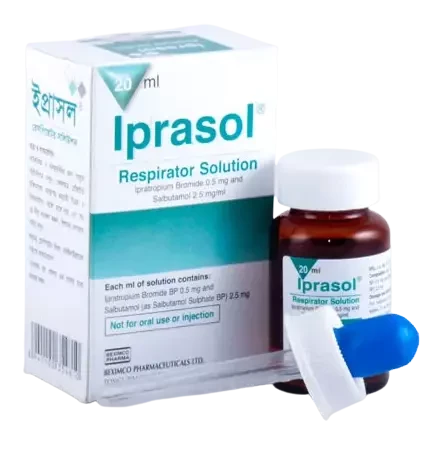 Pack Image: Iprasol (2.5 mg Respirator Solution (20 ml bottle)