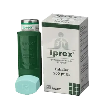 Pack Image: Iprex 20 mcg Inhaler (200 metered doses)