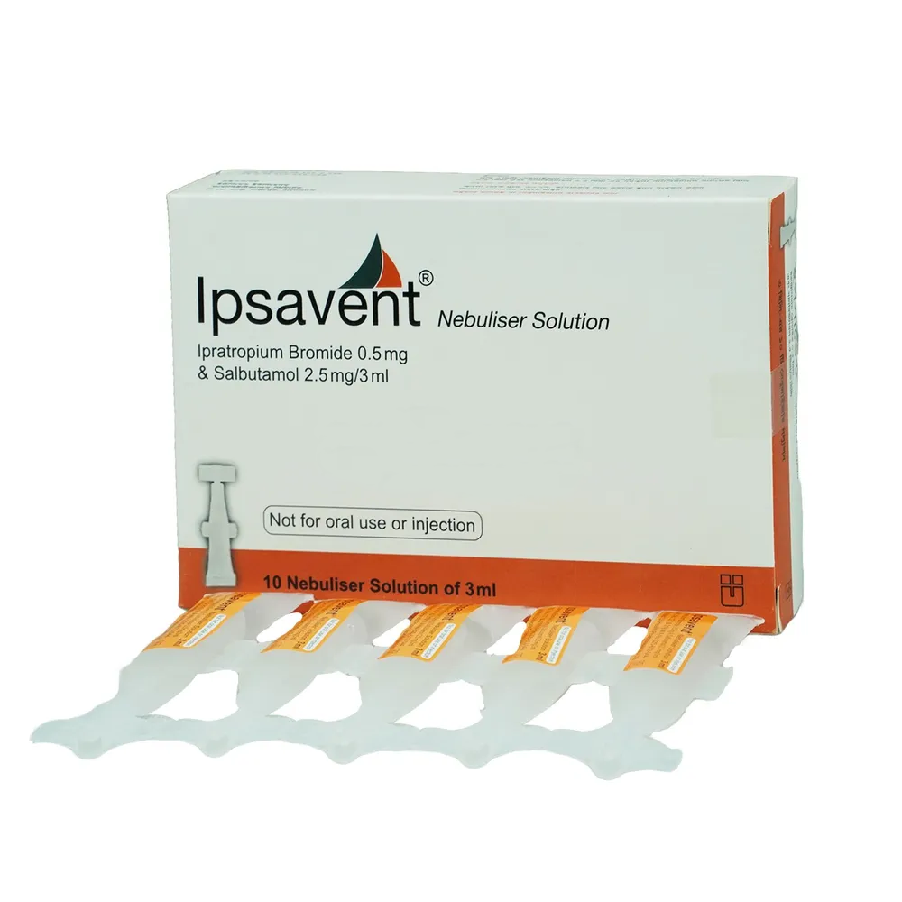 Pack Image: Ipsavent (2.5 mg Respirator Solution (3 ml ampoule)