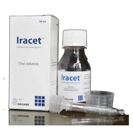 Pack Image: Iracet 500 mg Oral Solution (50 ml bottle)