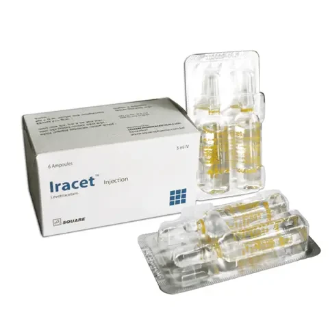 Pack Image: Iracet 500 mg Injection (5 ml ampoule)