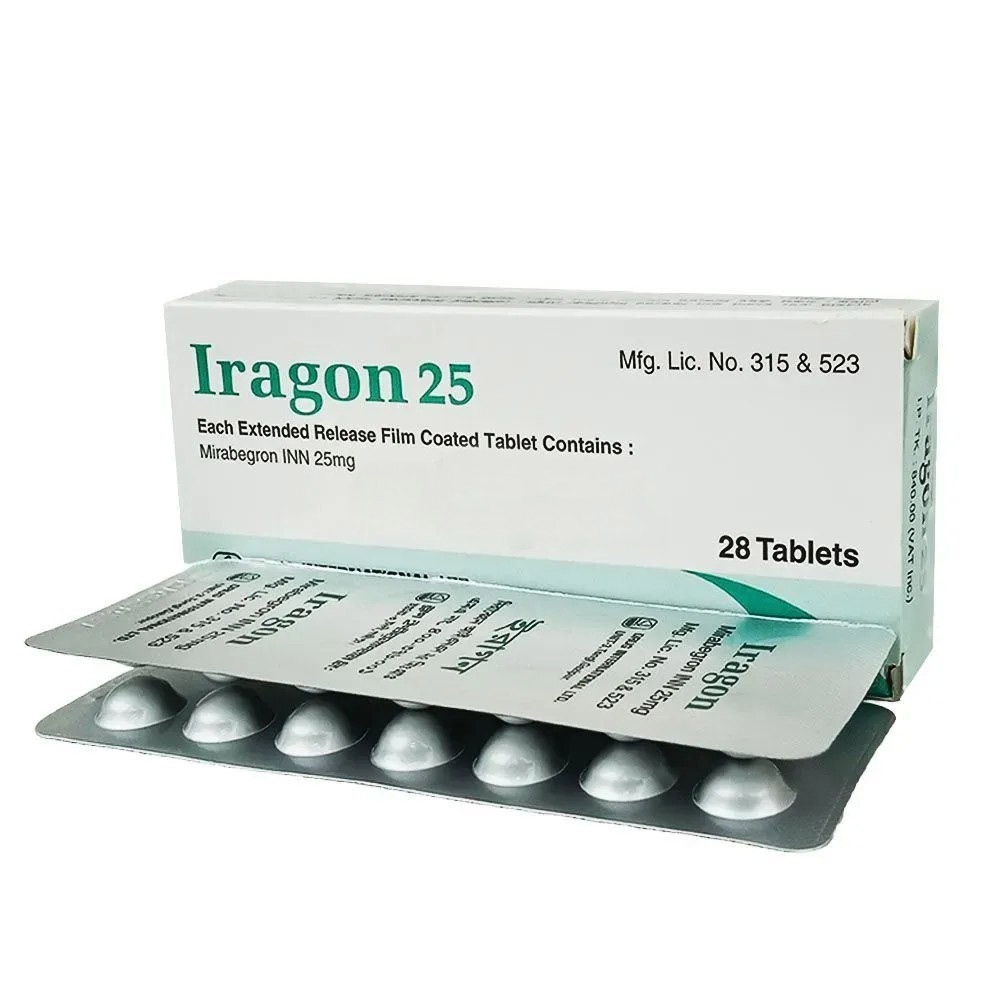 Pack Image: Iragon 25 mg Tablet (2 x 14)