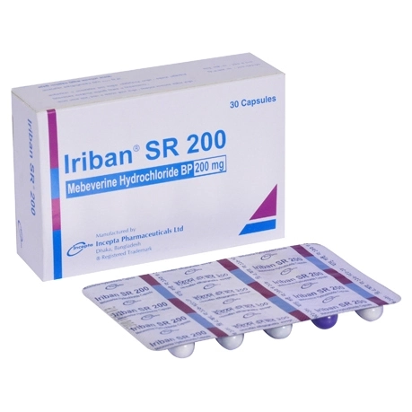 Pack Image: Iriban SR 200 mg Capsule (3 x 10)