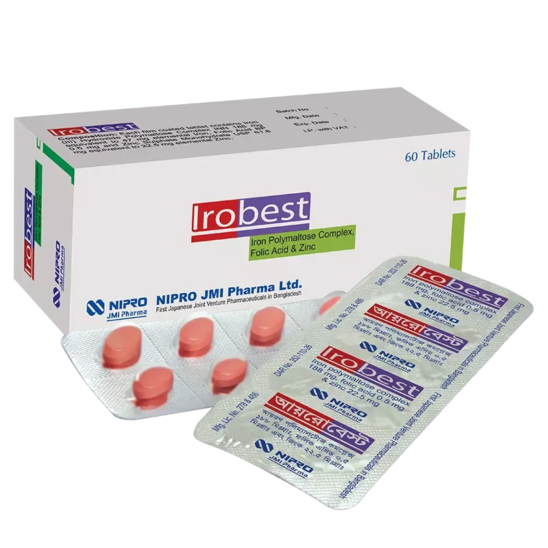 Pack Image: Irobest 47 mg Tablet (6 x 10)