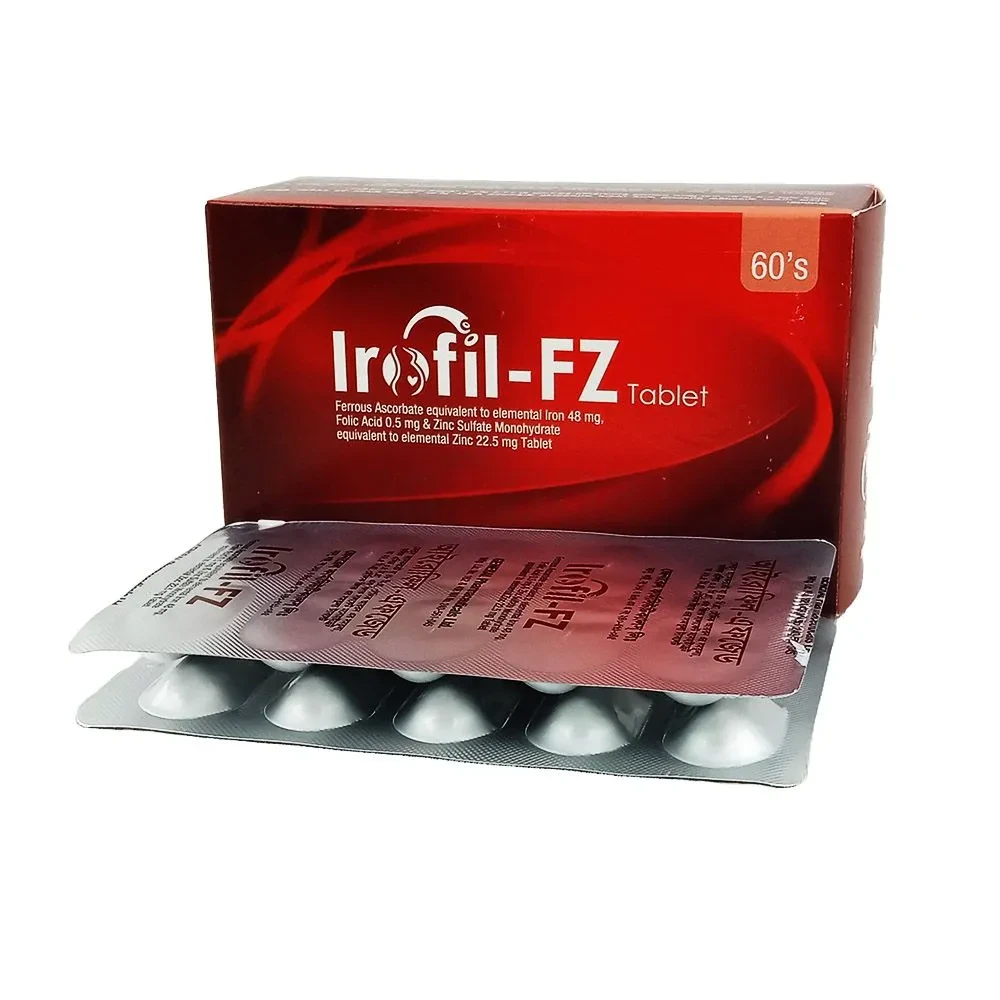 Pack Image: Irofil-FZ 48 mg Tablet (6 x 10)