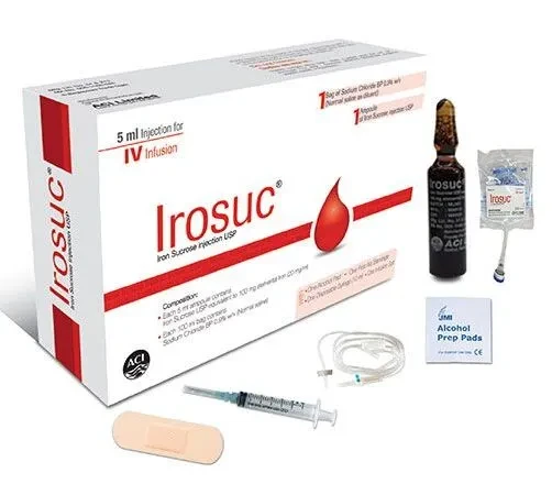 Pack Image: Irosuc 100 mg Injection (5 ml ampoule)