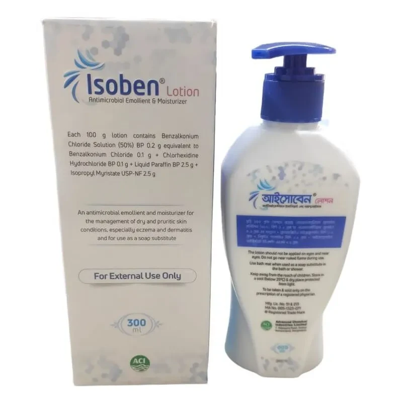 Pack Image: Isoben 2.5% 0.1% Lotion (300 ml bottle)