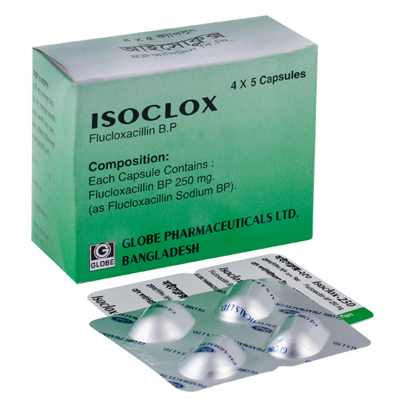 Pack Image: Isoclox 250 mg Capsule (5 x 4)