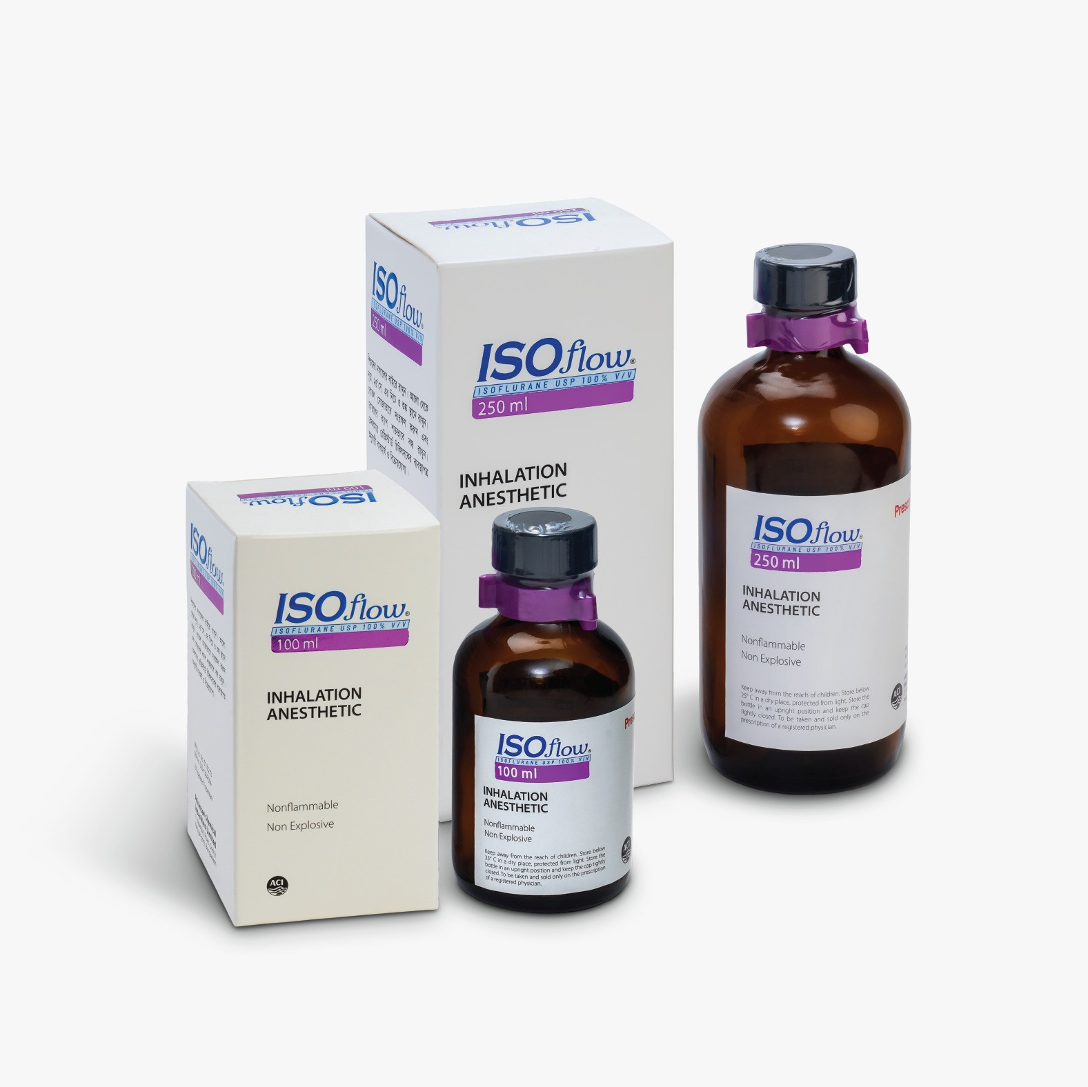 Pack Image: Isoflow 100% v Solution for Inhalation (100 ml bottle)