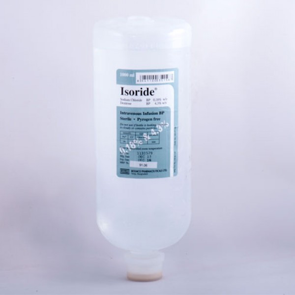 Pack Image: Isoride 0.18% 4.3% Injection (1000 ml bag)