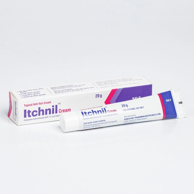 Pack Image: Itchnil 1% 3% Cream (20 gm tube)