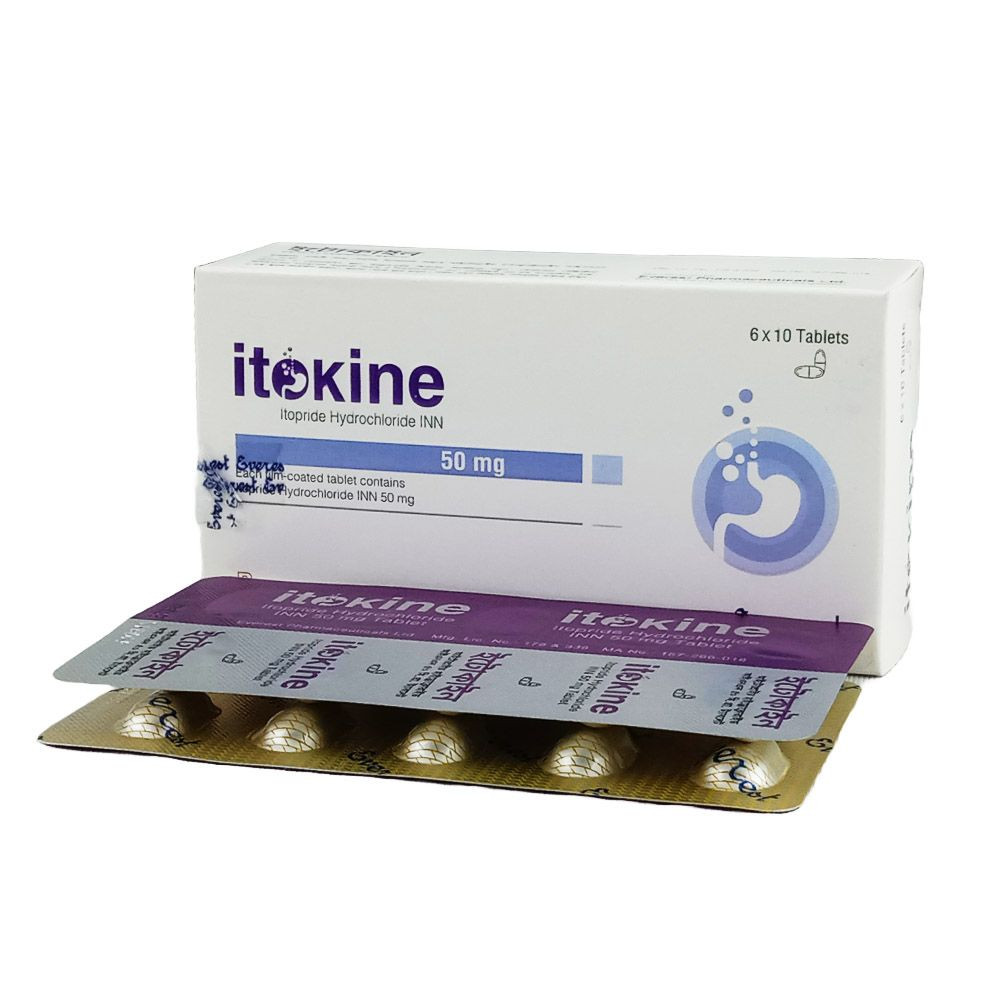 Pack Image: Itokine 50 mg Tablet (4 x 15)