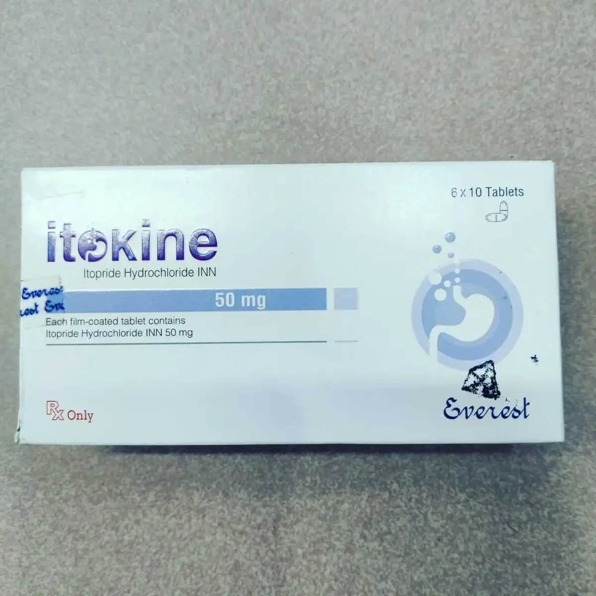 Pack Image: Itokine 50 mg Tablet (6 x 15)