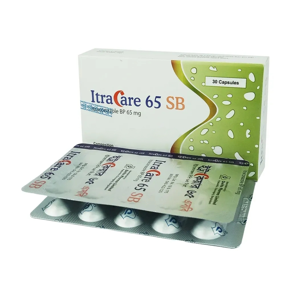 Pack Image: Itracare SB 65 mg Capsule (3 x 10)