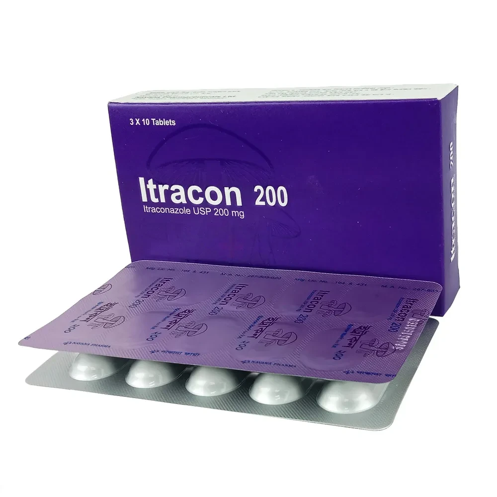 Pack Image: Itracon 200 mg Tablet (3 x 10)