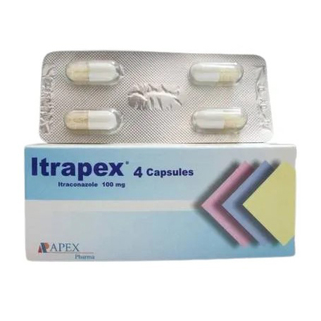 Pack Image: Itrapex 100 mg Capsule (5 x 4)