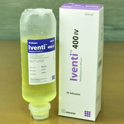 Pack Image: Iventi 400 mg Injection (250 ml bottle)
