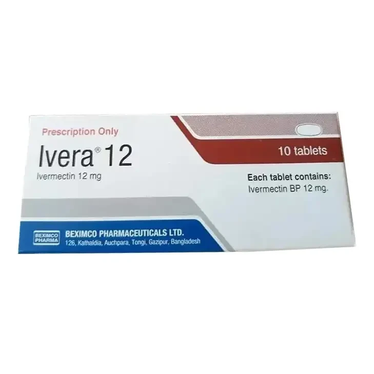 Pack Image: Ivera 12 mg Tablet (2 x 10)