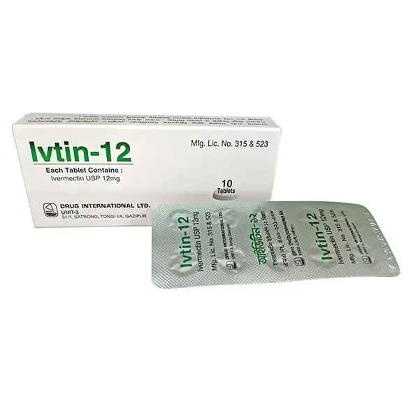 Pack Image: Ivtin 12 mg Tablet (1 x 10)