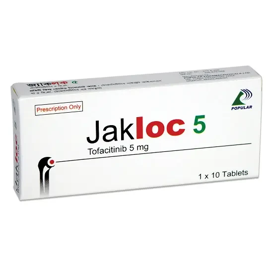 Pack Image: Jakloc 5 mg Tablet (1 x 10)