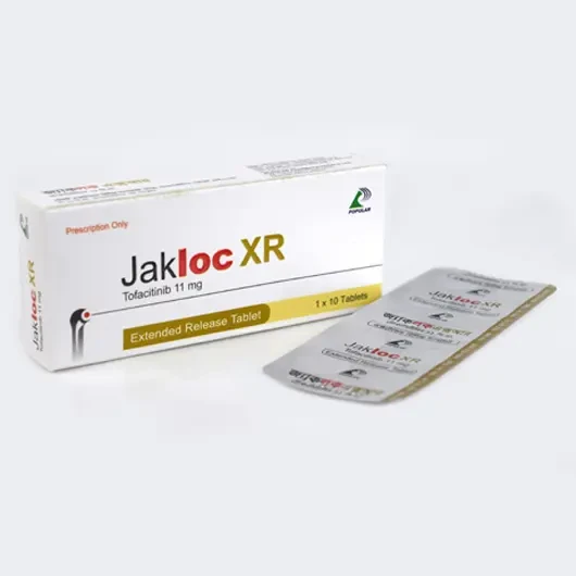 Pack Image: Jakloc XR 11 mg Tablet (1 x 10)