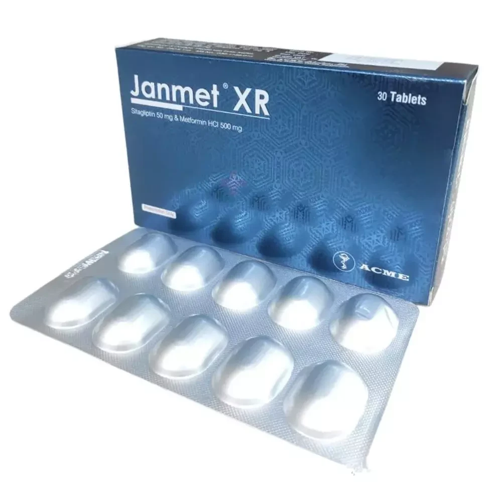 Pack Image: Janmet XR 50 mg Tablet (3 x 10)