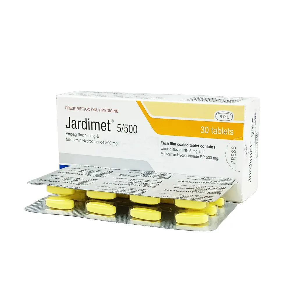Pack Image: Jardimet 5 mg Tablet (3 x 10)