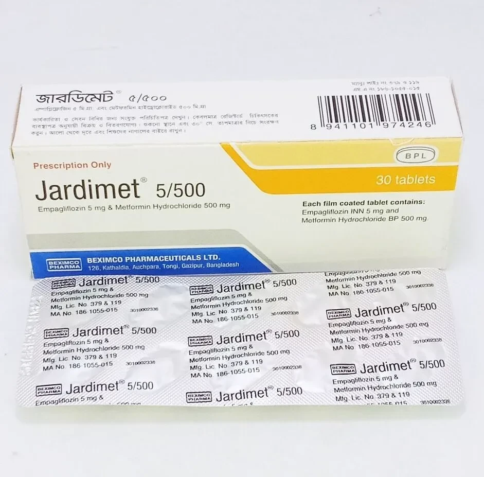Pack Image: Jardimet 5 mg Tablet (3 x 10)