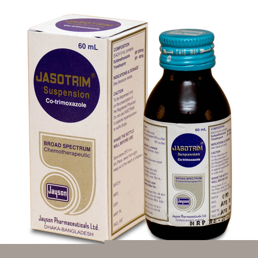 Pack Image: Jasotrim (200 mg Suspension (60 ml bottle)