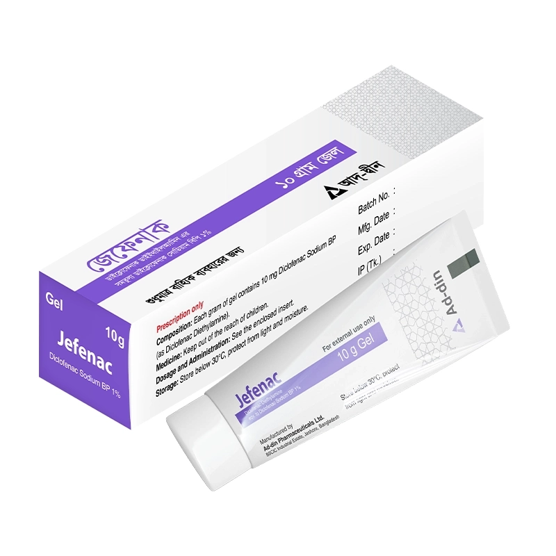 Pack Image: Jefenac 1% w Gel (10 gm tube)