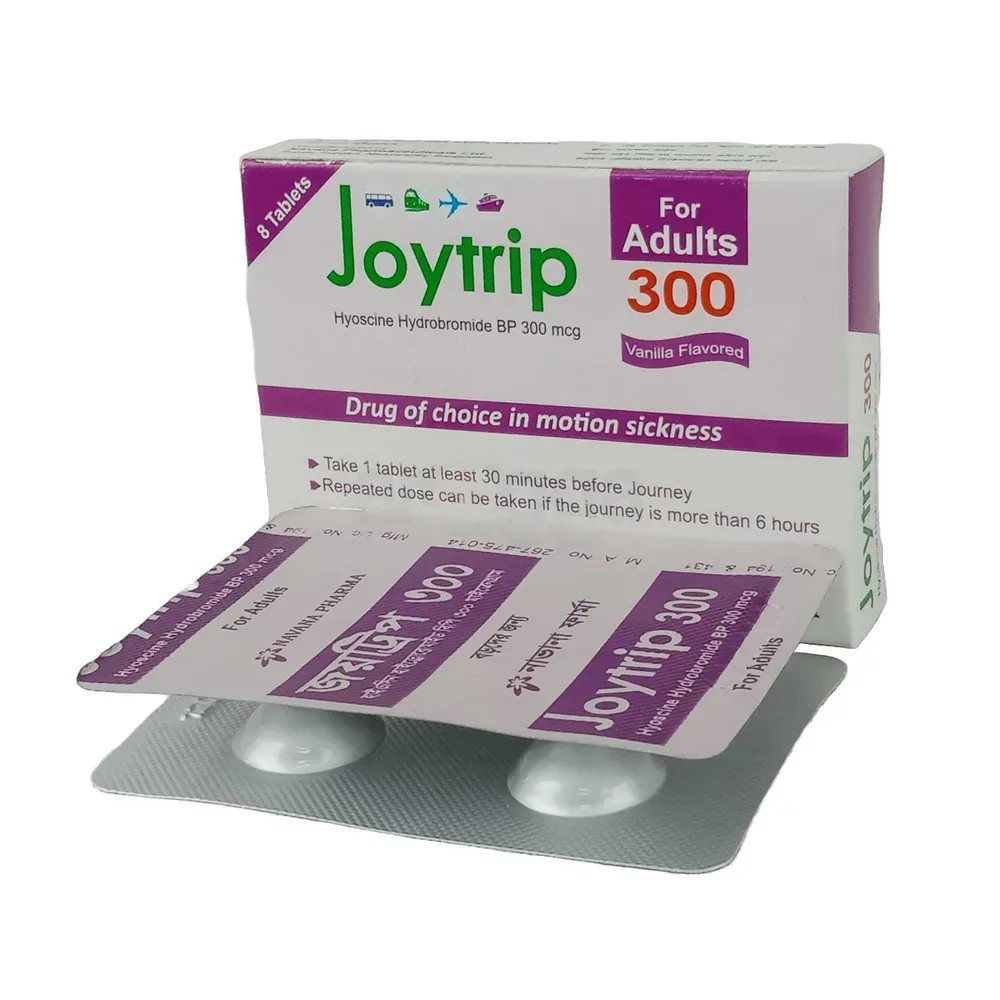 Pack Image: Joytrip 300 mcg Tablet (8 tablets pack)