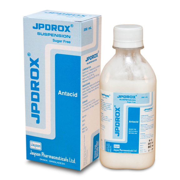 Pack Image: Jpdrox (200 mg Suspension (200 ml bottle)