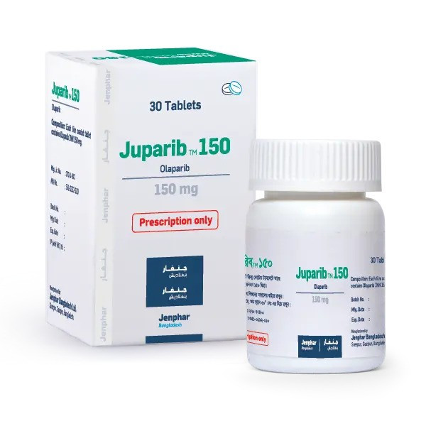 Pack Image: Juparib 150 mg Tablet (1 x 30)