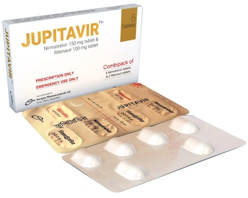 Pack Image: Jupitavir 150 mg Tablet (6 tablet combipack)