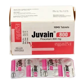 Pack Image: Juvain 800 mg Tablet (5 x 10)