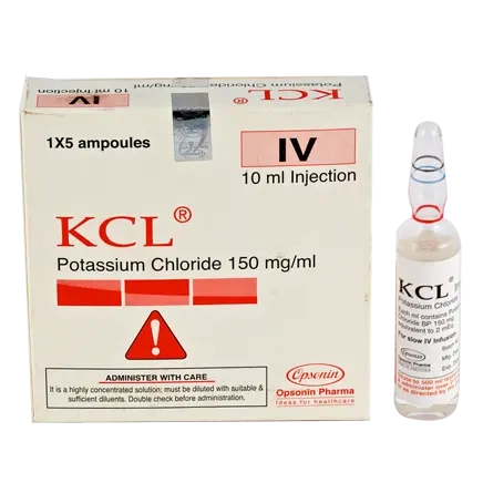 Pack Image: KCL 150 mg Injection (10 ml ampoule)