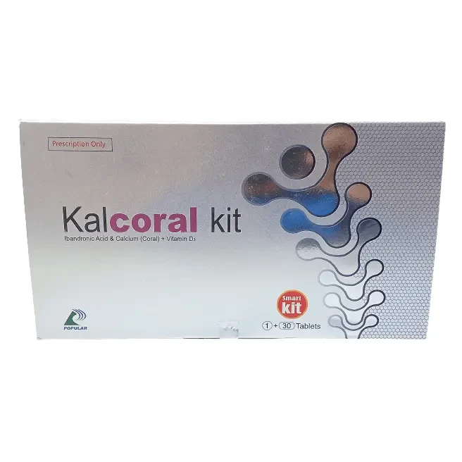 Pack Image: Kalcoral kit 150 mg Tablet ((1 & 30) tablet kit)