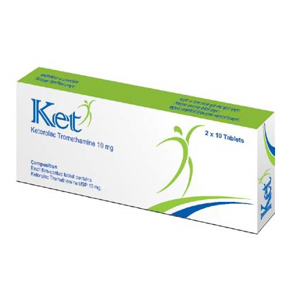 Pack Image: Ket 10 mg Tablet (3 x 10)