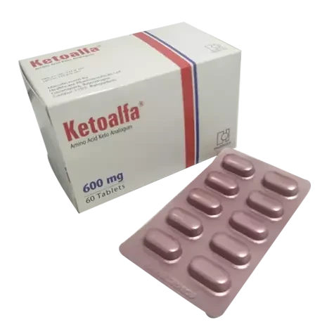 Pack Image: Ketoalfa 600 mg Tablet (6 x 10)
