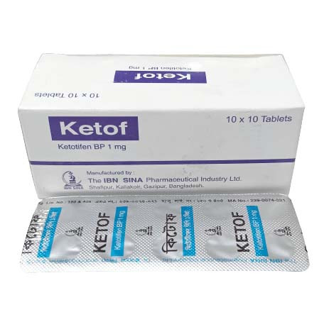 Pack Image: Ketof 1 mg Tablet (10 x 10)