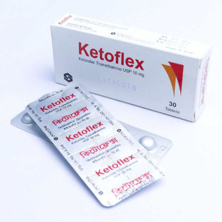 Pack Image: Ketoflex 10 mg Tablet (3 x 10)