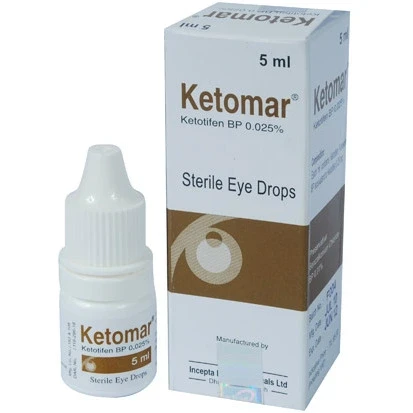 Pack Image: Ketomar 0.025% Eye Drop (5 ml drop)