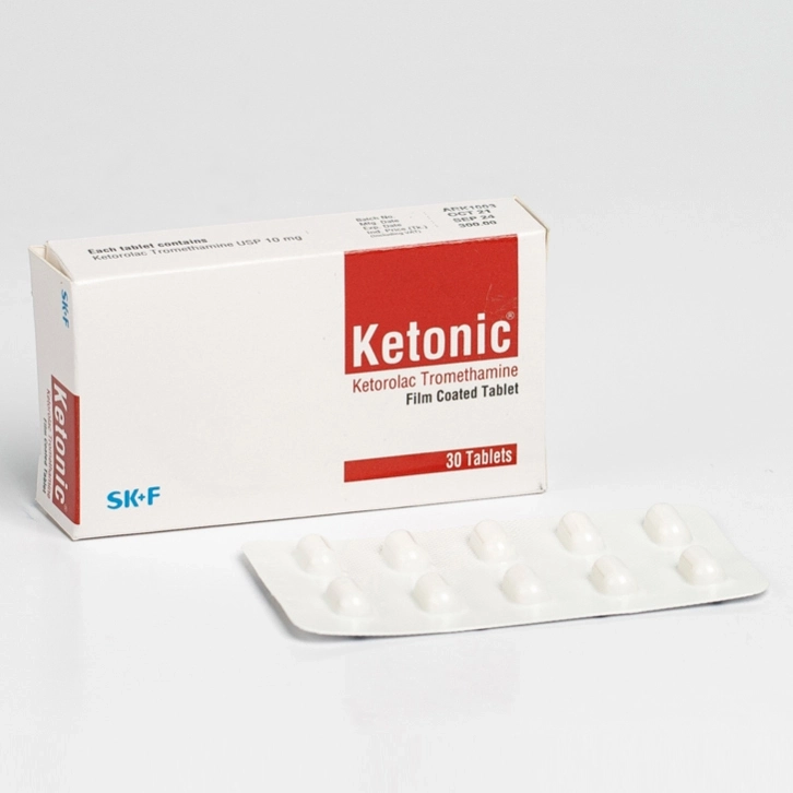 Pack Image: Ketonic 10 mg Tablet (3 x 10)