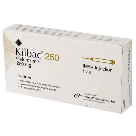 Pack Image: Kilbac 250 mg Injection (250 mg vial)