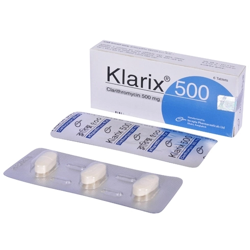 Pack Image: Klarix 500 mg Tablet (2 x 3)