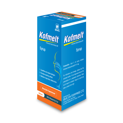 Pack Image: Kofmelt 15 mg Syrup (100 ml bottle)