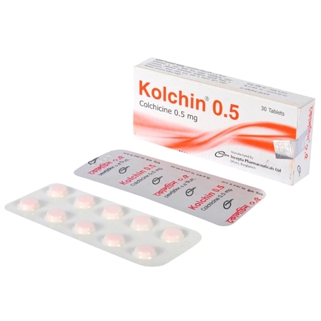 Pack Image: Kolchin 0.5 mg Tablet (3 x 10)
