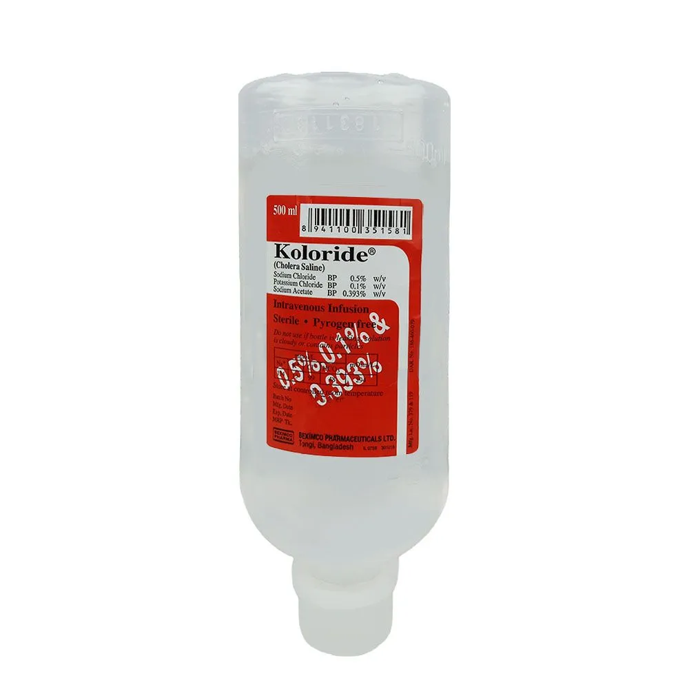Pack Image: Koloride  Injection (500 ml bag)