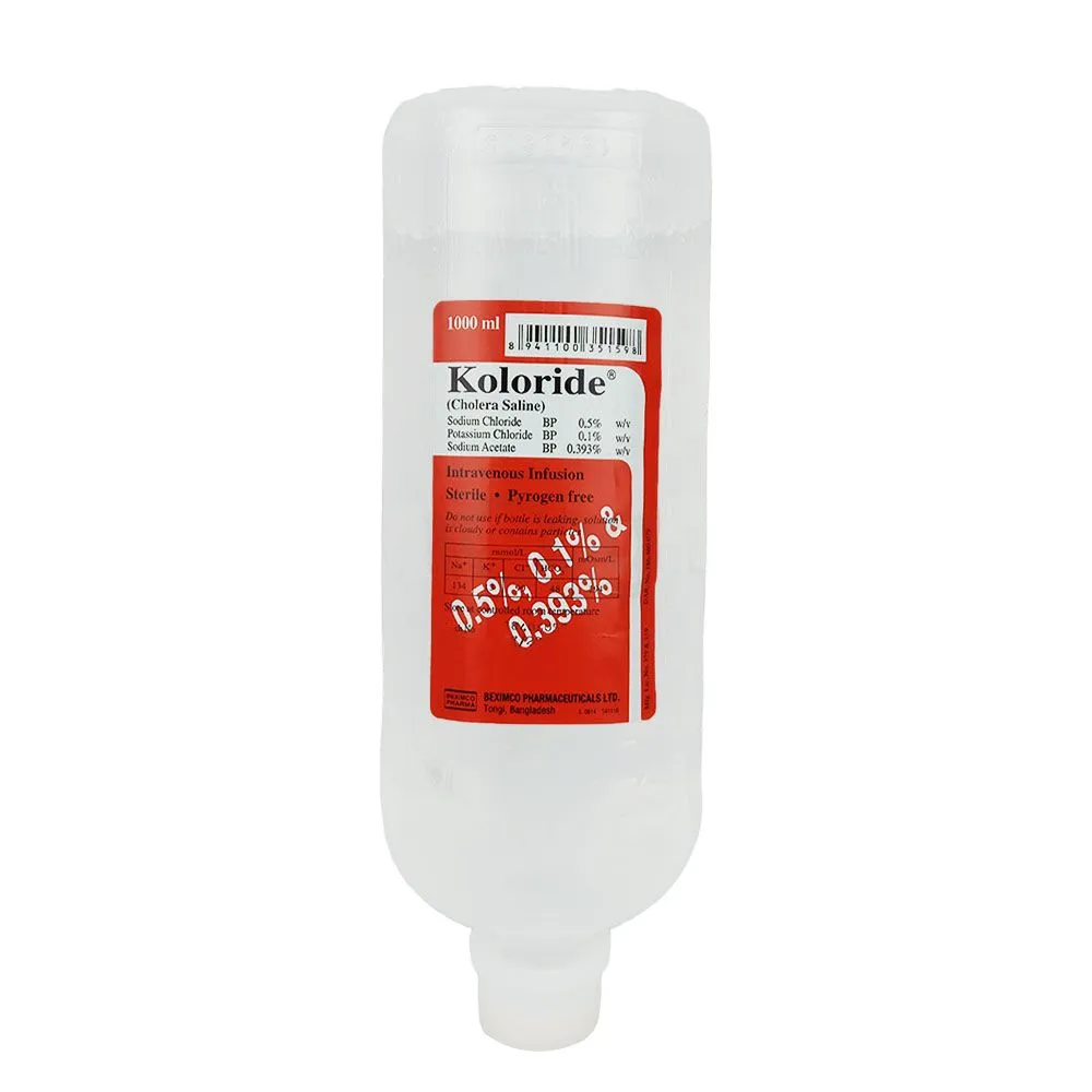 Pack Image: Koloride  Injection (1000 ml bag)