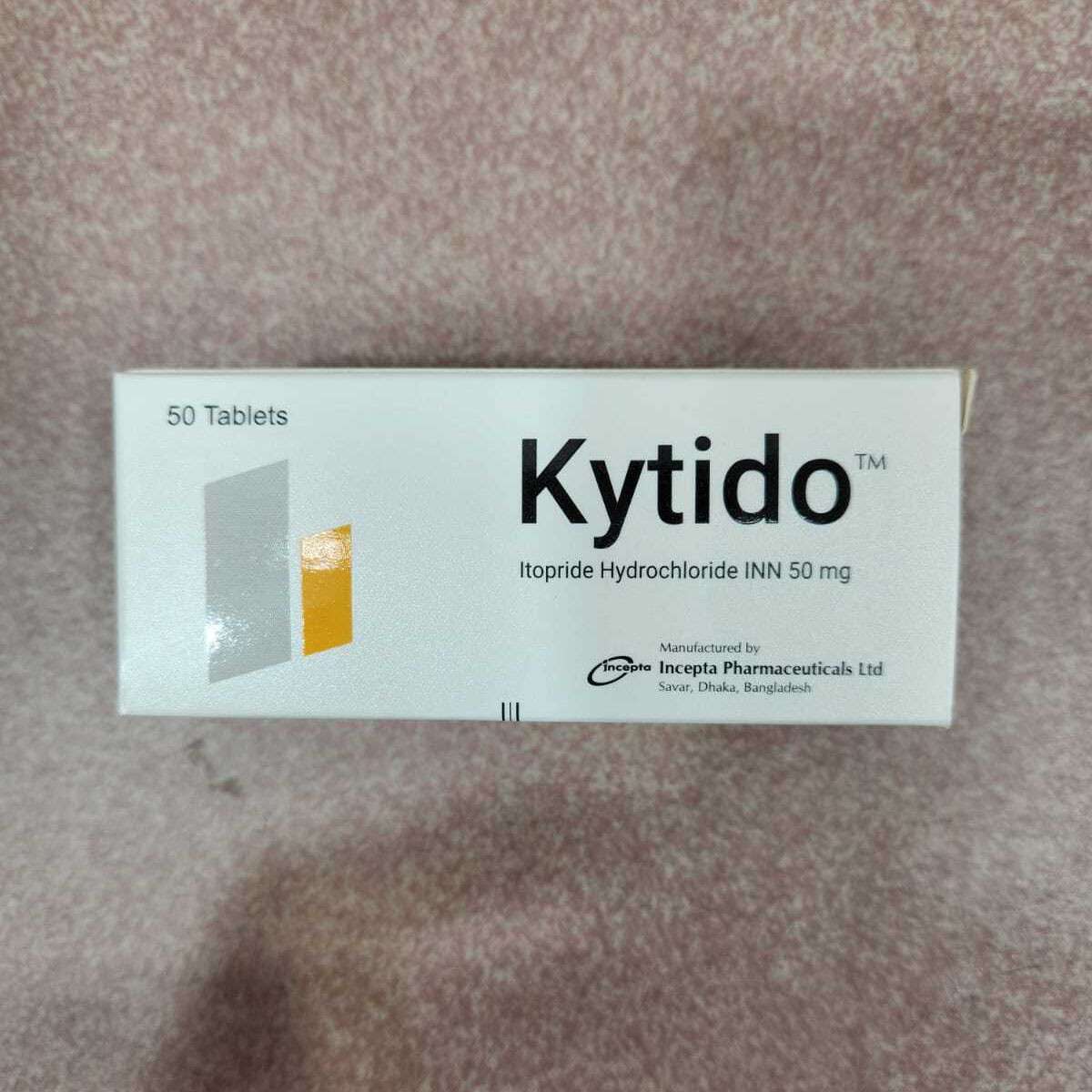 Pack Image: Kytido 50 mg Tablet (5 x 10)